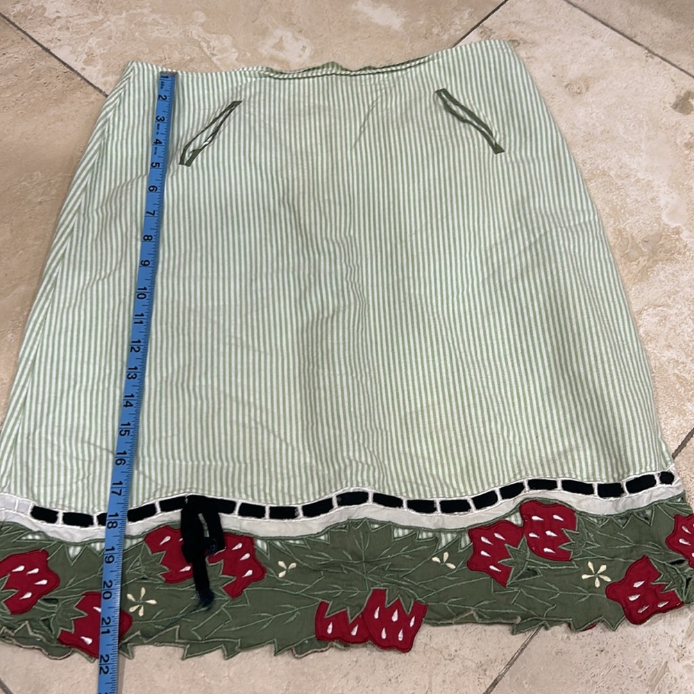 Vintage Cottage Core Strawberry Skirt